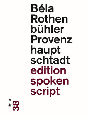 cover image of Provenzhauptschtadt